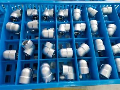 0.75 インチ 90 度エルボ、SW、3000、ASME B16.11、A182 F51、NACE