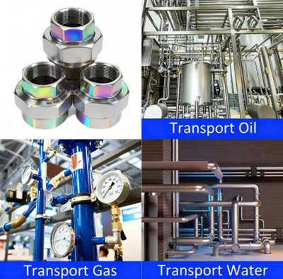 鍛造ステンレス鋼ねじ込みユニオン|3000LB ASME B16.11